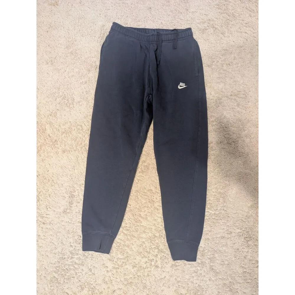 Nike Sportswear Club Fleece Joggers Men's Medium Navy Blue